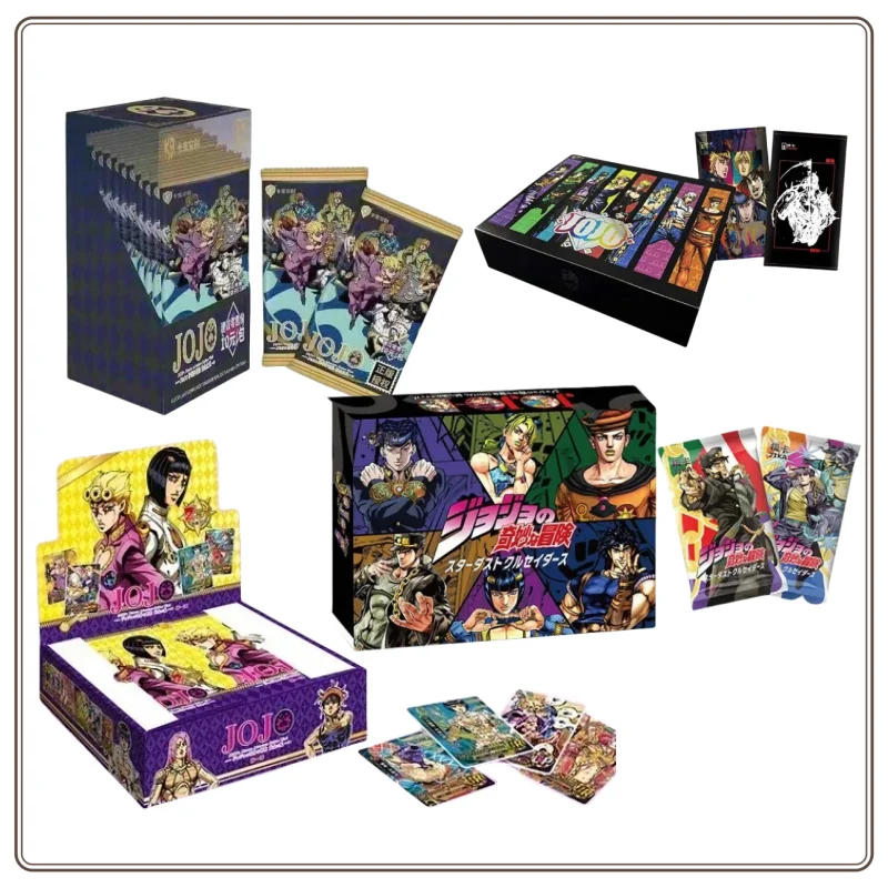 在庫ありジョジョの奇妙な冒険カード黄金の風レア-ex-ゴールドスタンピングフラッシュカードアニメコレクションカードおもちゃギフト