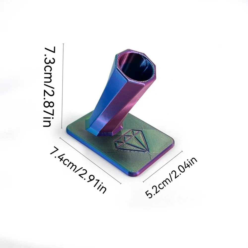 3D Printed PLA Diamond Painting Pen Holder Stable Square Base Angled Pen Slot Rhinestone Art Pen Stand Diamond Pattern