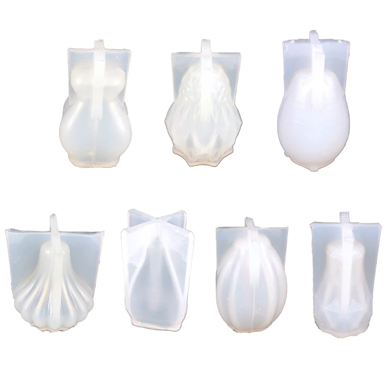 

Multi-shapes Jar Mould Garden Desktop Decoration Small Silicone Vase Molds K3KF