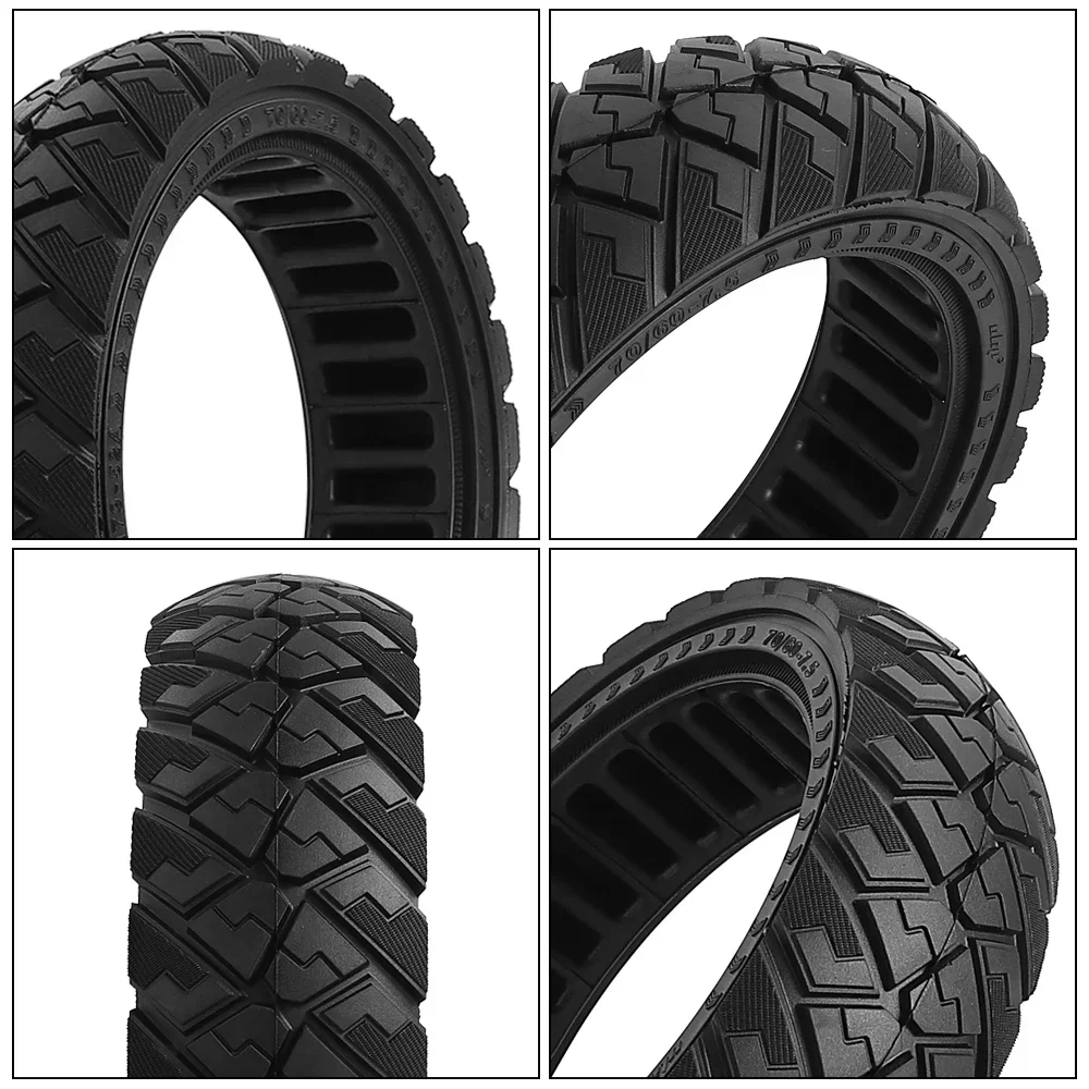 70/60-7,5 Offroad Nicht-Pneumatik für Ninebot G3 / ZT3 / ZT3Pro Elektroroller Vollreifen Anti-Rutsch-Räder Ersatzteile – Detail 9