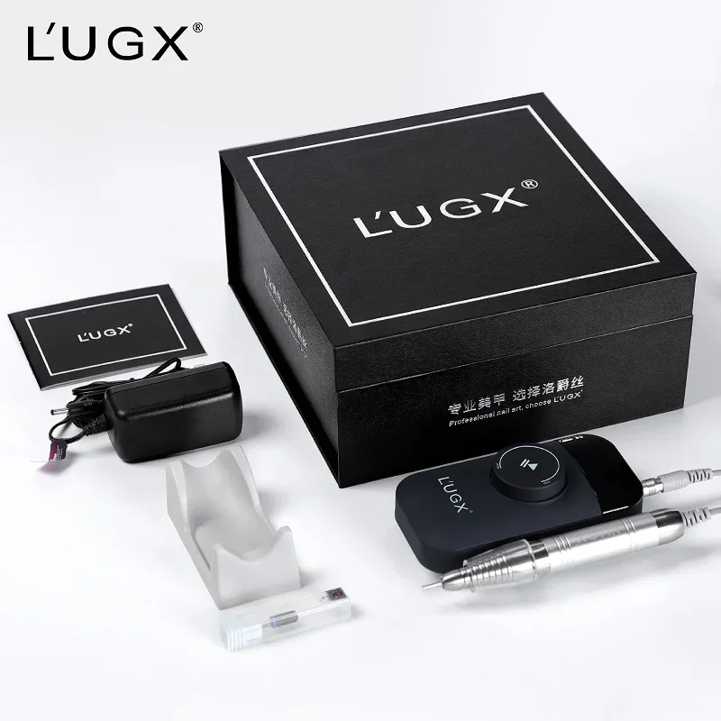 LUGX 35000rpm Wireless Nail Polisher Portable Cordless Brushless Motor Rechargeable Electric Professional Nail Drill Machine