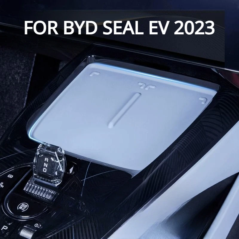 Für BYD SEAL EV 2022 2023 ATTO 4 Auto-Innenausstattungszubehör, kabelloser Ladeschutz, schmutzabweisender Patch, 1 Stück – Detail 1
