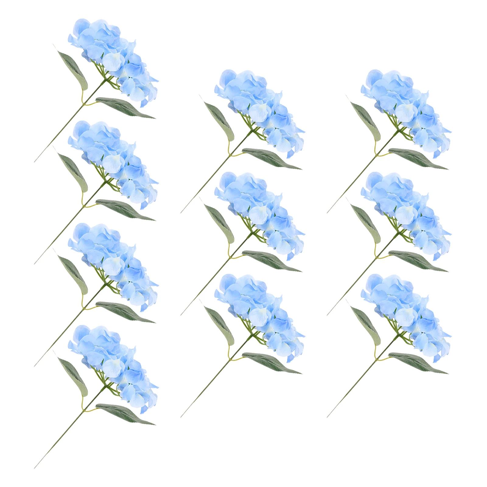 

10Pcs Delicate Simulation Hydrangea Bouquet Fake Flower Arrangement Home Party Wedding Celebration Decoration Home Decor