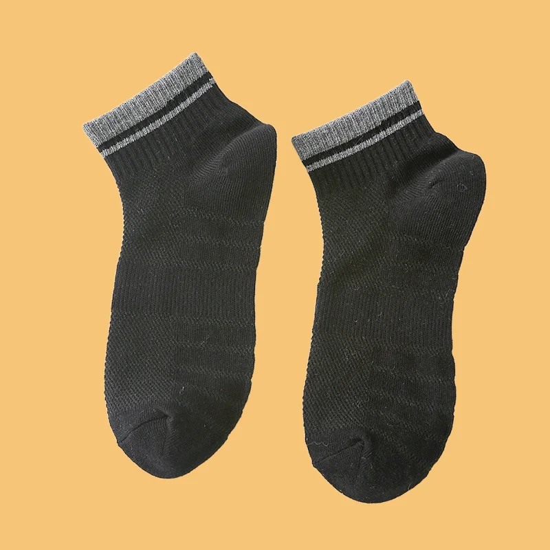 Calcetines deportivos de malla para hombre, medias transpirables de algodón a juego, 2024 pares, alta calidad, novedad de 5/10