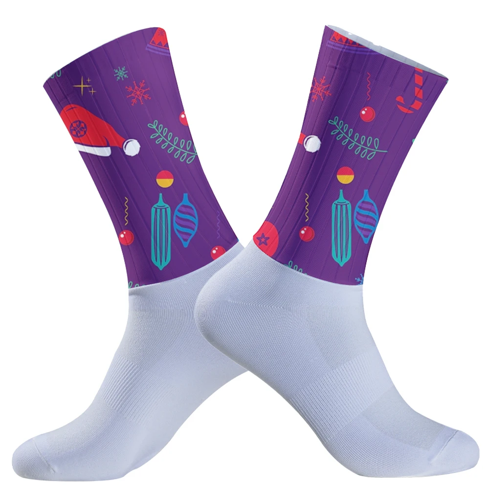 2024 neue beste profession elle funky atmungsaktive Docht wirkung Rennrad Sport Kompression socken Verkauf Laufs ocken Rad socken