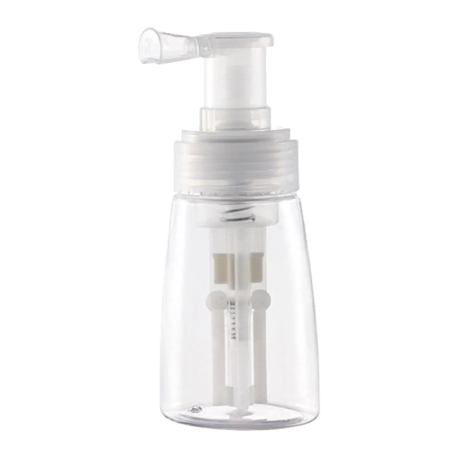 Clear Plastic Powder Spray Bottle Refillable Dry Shampoo Container for Home and Beauty Salon Use view 4