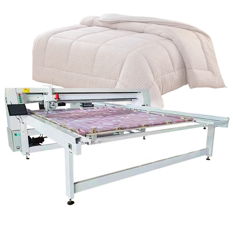 Single Needle Double Head Computer Continue Industrielle Longarm Quilt Delta Machine Prix With Automation
