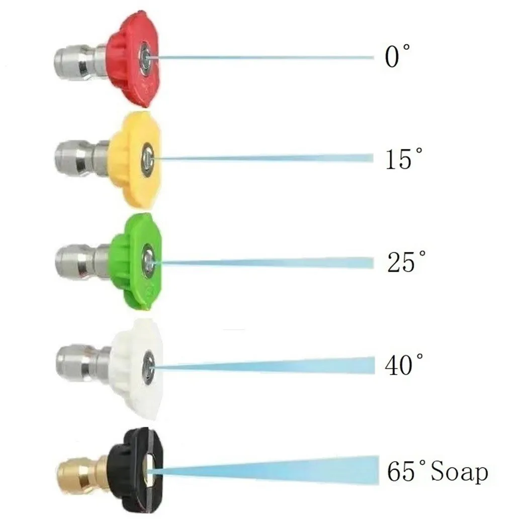 Brand New High Quality Nozzle Sprinkler Practical Quick Coupling 5 Colors Spray Nozzle 5 Pieces/Set Wash Accessories Washer Yard