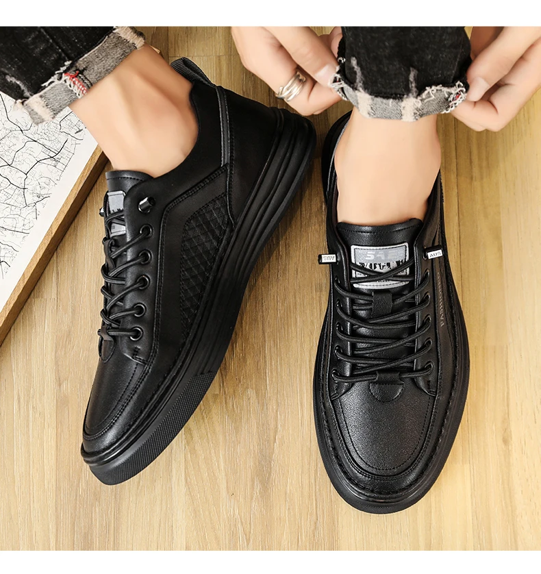 Herren-Slipper, lässige Schuhe für den Sommer, atmungsaktiv, leicht, mit weicher Sohle, flache Outdoor-Wanderschuhe, modische weiße Schuhe für Studenten. – Detail 11