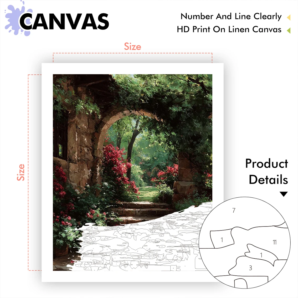 CHENISTORY Pictures By Numbers Painting For Adults Drawing Brushes Diy Set park Landscape Wall Decororation Diy Oil Canvas Gift