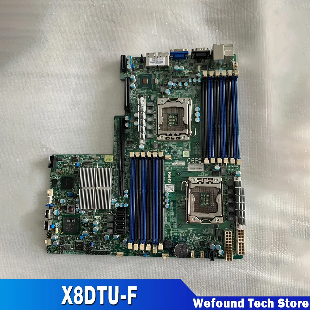 

For Supermicro Dual way Server Motherboard 55 56 Series CPU LGA1366 X8DTU-F