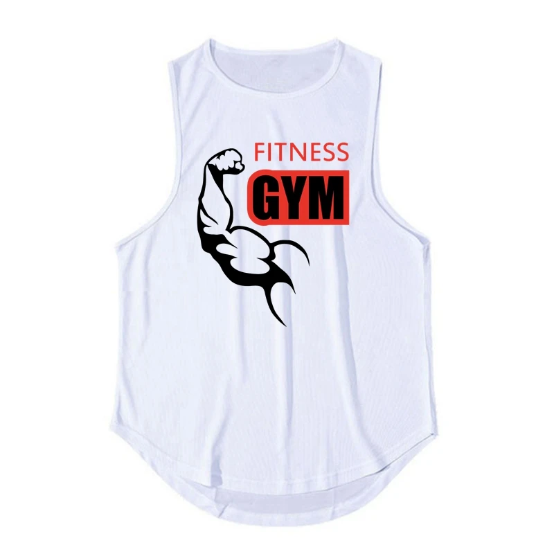 Summer Gym Stringer Tank Top Men Mesh Clothing Bodybuilding Sleeveless Shirt Fitness Vest Muscle Singlets Workout Tank