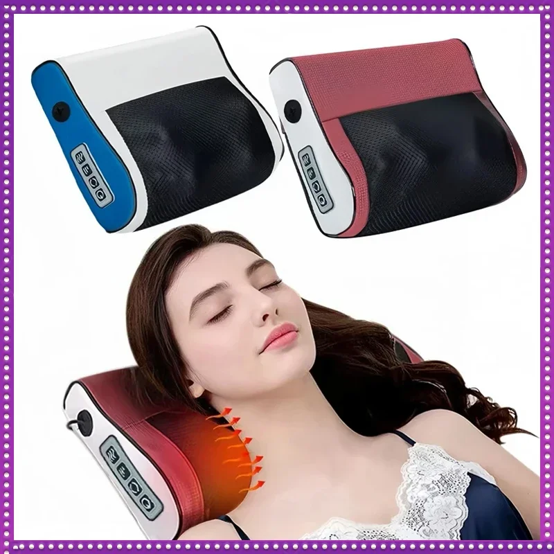 

Multi Functional Neck and Shoulder Massager, a Household Neck and Back Kneading Tool with 6 Adjustable Hot Compress Massage Func