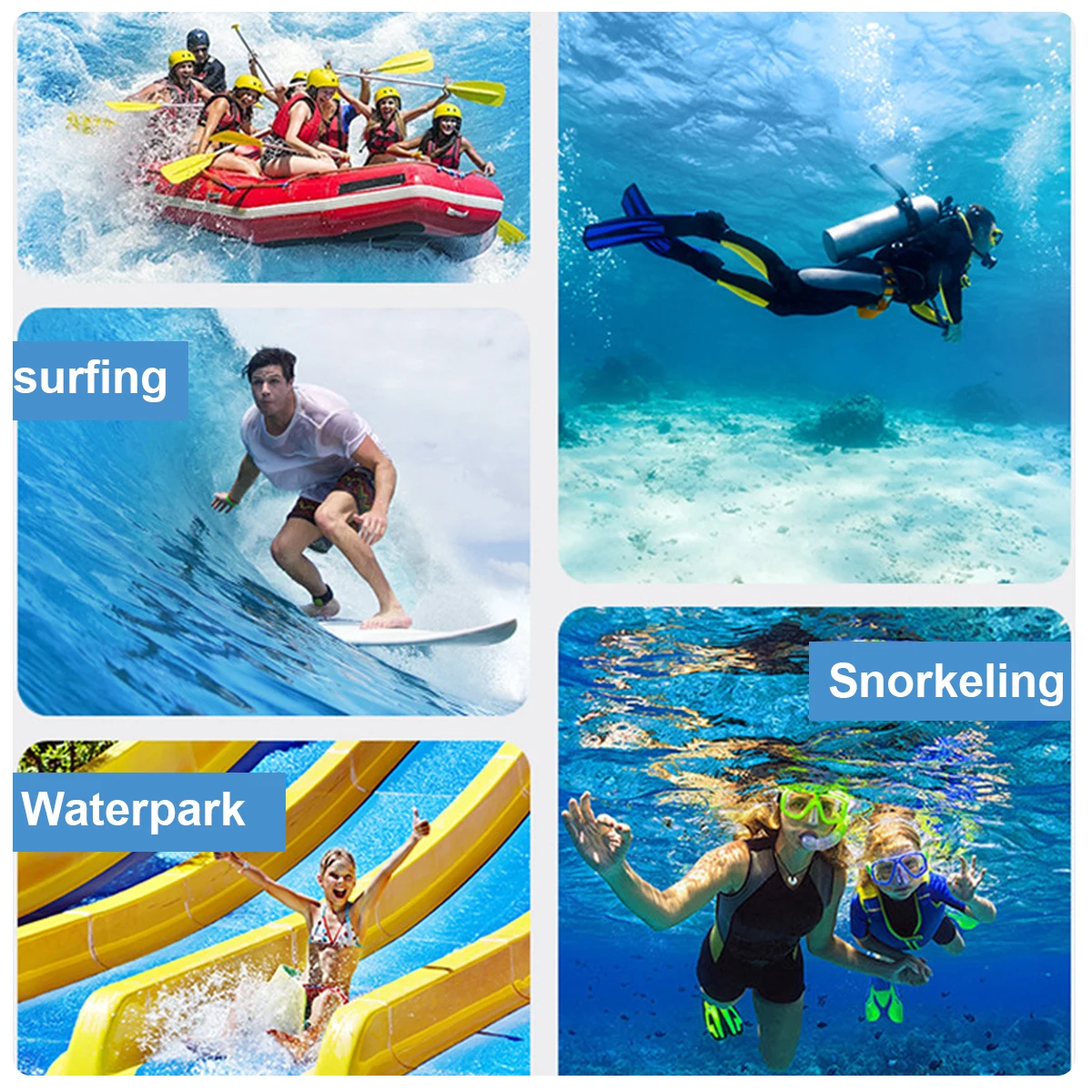 Floating Waterproof Phone Case Full View Swimming Bag Underwater Snow Rainforest Transparent Dry Bag Waterproof Cover with Seal - view 5