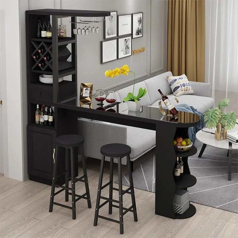 Minimalist Wall Bar Table for Small Apartments - alternate angle