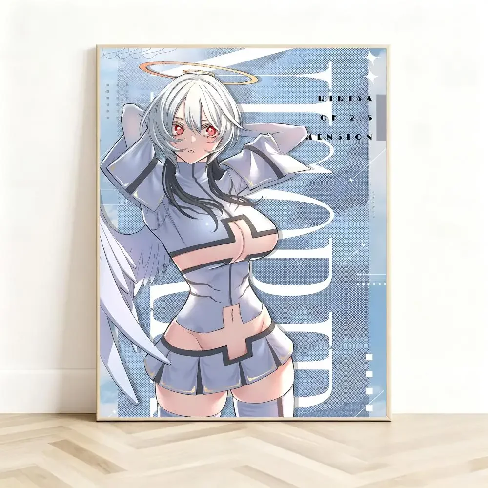 Mecha Actionanime I-Infinite Stratos Poster Classic Self-Adhesive PP Wall Sticker for Living Room Bar Decor Gift