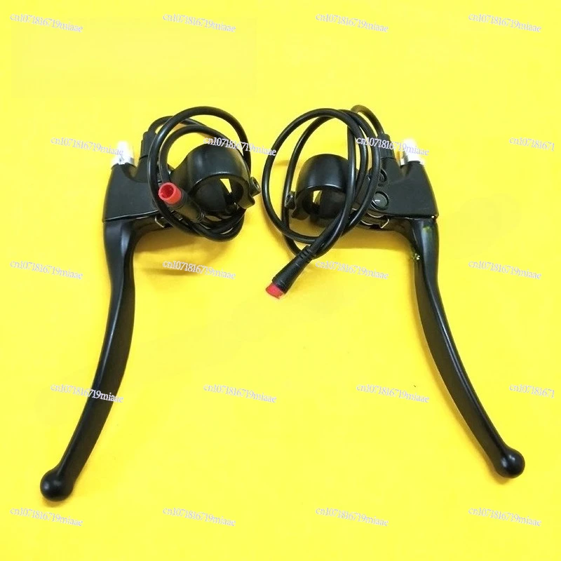 Electronic Brake Handle, Brake Handle, Power Off The Motor with 2 Pins Waterproof Bicycle To Electric