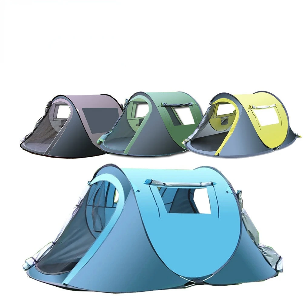 Outdoor 2-3 Person Automatic Pop Up Family Camping Tent.Quick Open Portable Car Beach Awning Fishing Pergola Hiking BBQ Tarp