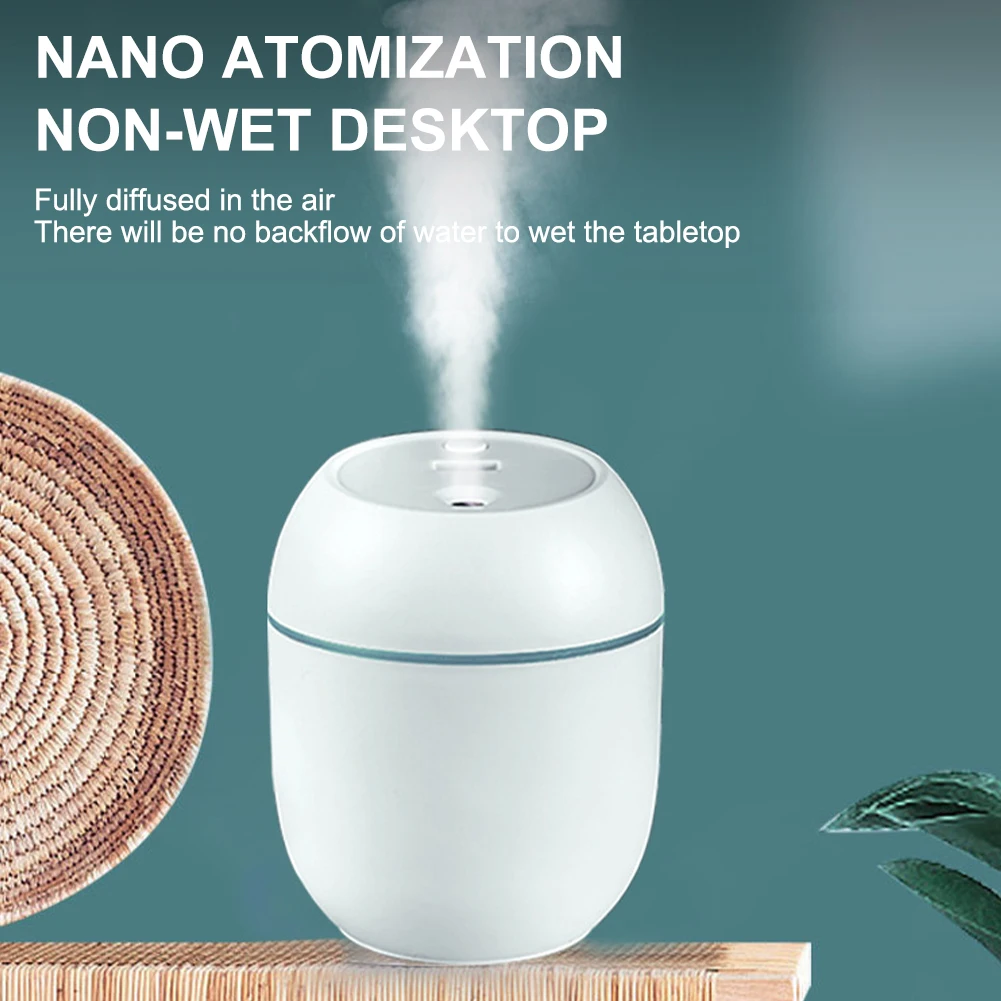 

250ML Mini Air Humidifier Romantic Light USB Essential Oil Diffuser Car Purifier with LED Light Aromatic Anion Mist mist sprayer