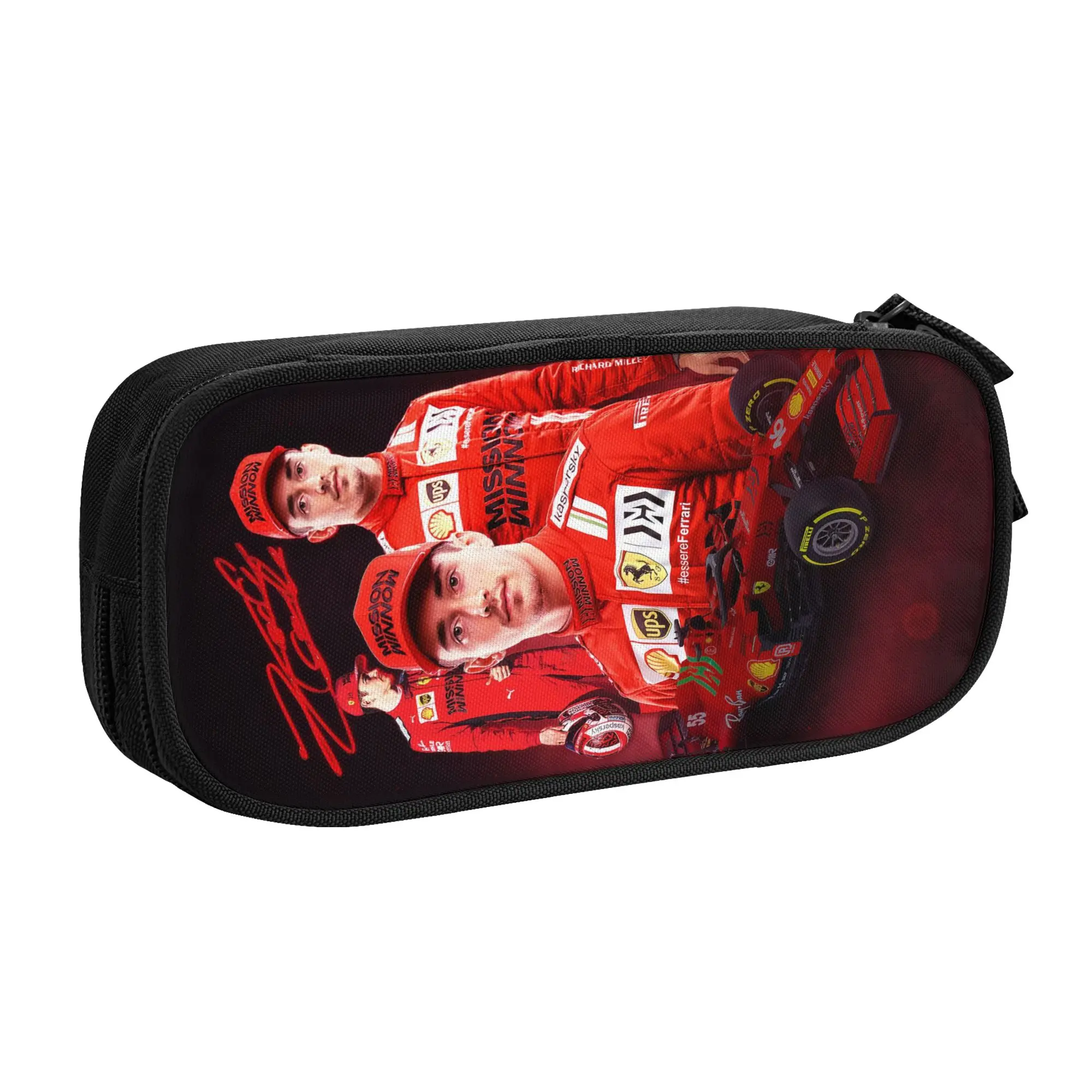 Пенал C-Charless Cute Cool Race Car Competition L-Leclercs Charles Leclerc для гонщика из Монако, сумка для ручек, коробка для канцелярских принадлежностей