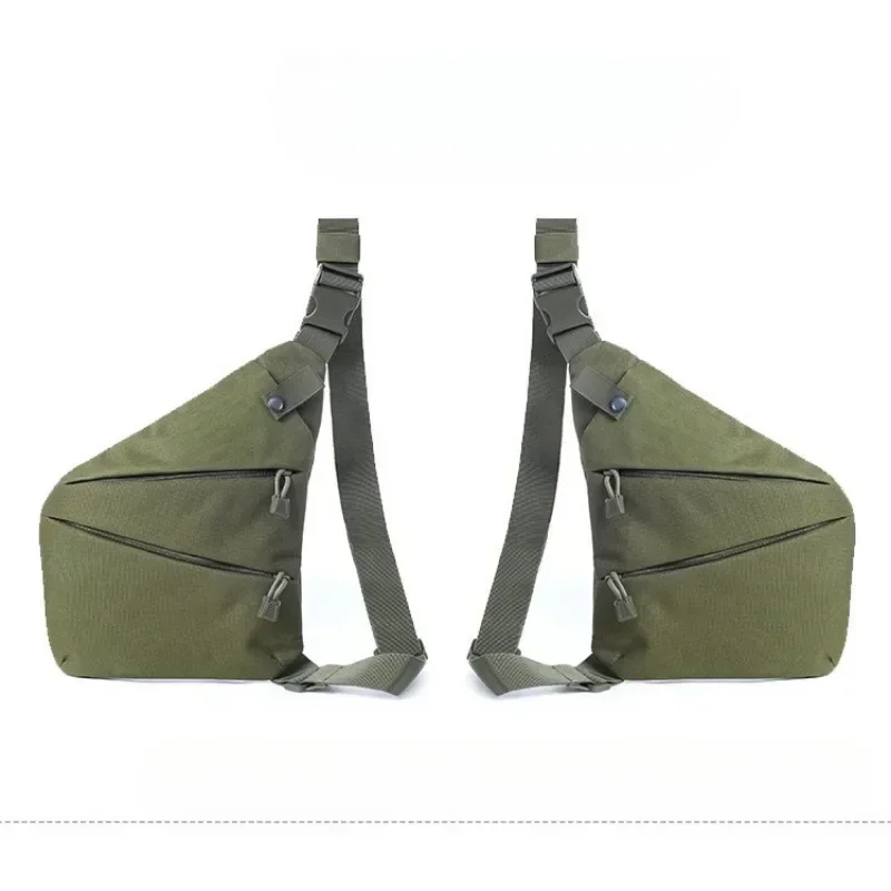 2024 Close-fitting Shoulder Anti-theft Bag Men's Crossbody Chest Bag Multifunctional Tactical Storage  Outdoor Waist  bag