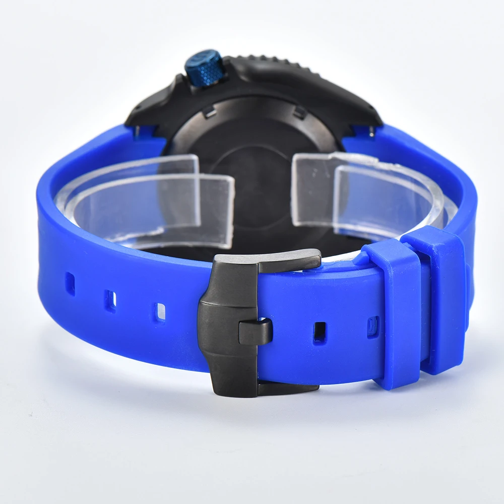 OUMASHI Men Watch New Men Luxury Automatic Mechanical NH36 Watch Movement Dual Calendar Dail Stainless Steel Waterproof Watch