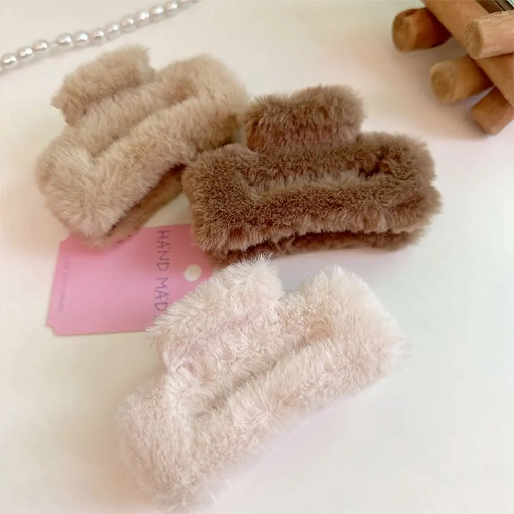 Jepit Rambut Persegi Personalisasi Gaya Korea, Aksesoris Rambut, Jepit Rambut Besar Model Shark Clip, Streetwear