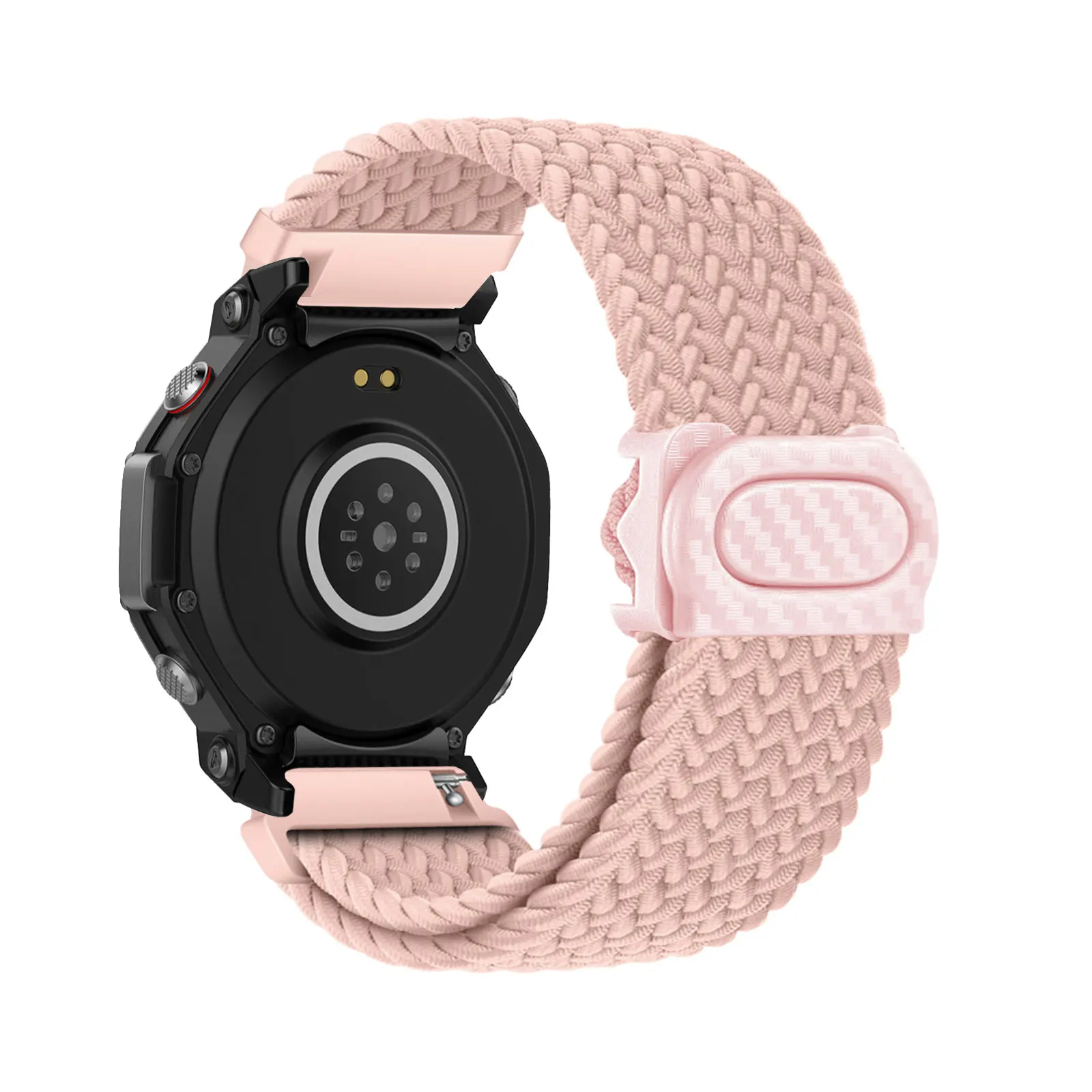 

Elastic Nylon Bands for Amazfit T-Rex 3 Band, Plastic Buckle Adjustable Nylon Strap