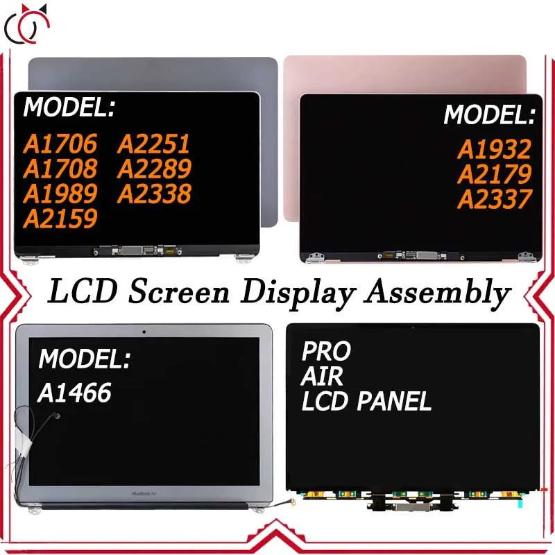 Go! Brand New for MacBook Pro Air A1466 A1932 A2179 A2337 A1706 A1708 A1989 A2159 A2251 A2289 A2338 Lcd Screen Display