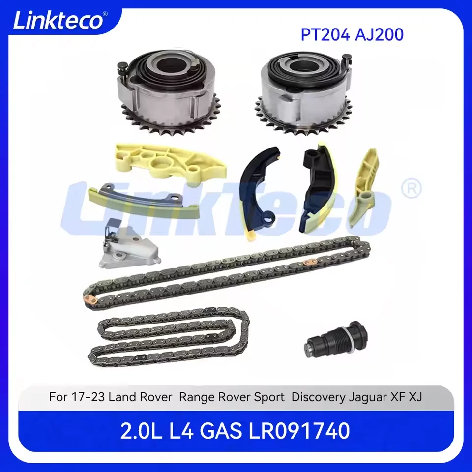 

Engine Timing Chain Kit & VVT Gear Set For 17-24 2.0 L T GAS Land Rover Range Rover Evoque Sport Jaguar XF XJ 2.0L PT204 AJ200