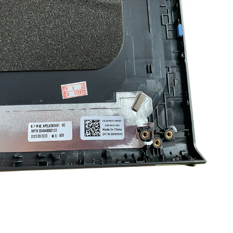 Imagem -04 - Laptop Case para Dell Tampa Traseira Tampa Traseira Lcd Moldura Frontal Dobradiças Preto Dell Vostro 15 3510 3511 3515 3520 3525 Novo