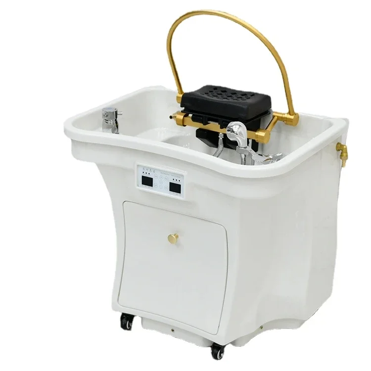 Water-Free Small Mobile Spa Shampoo Basin Water Circulation, Water Heater