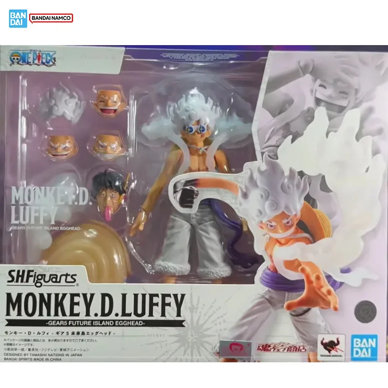 

Коллекционная фигурка Bandai One Piece: Оригинальный набор для сборки SHF Monkey D. Luffy Gear 5 Future Island Eggheao, готовая модель