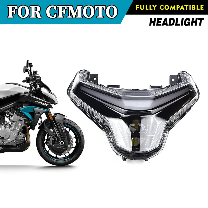 

Фара для CFMOTO 675NK, передняя фара в сборе с кожухом и защитой, оригинальные запчасти для мотоцикла