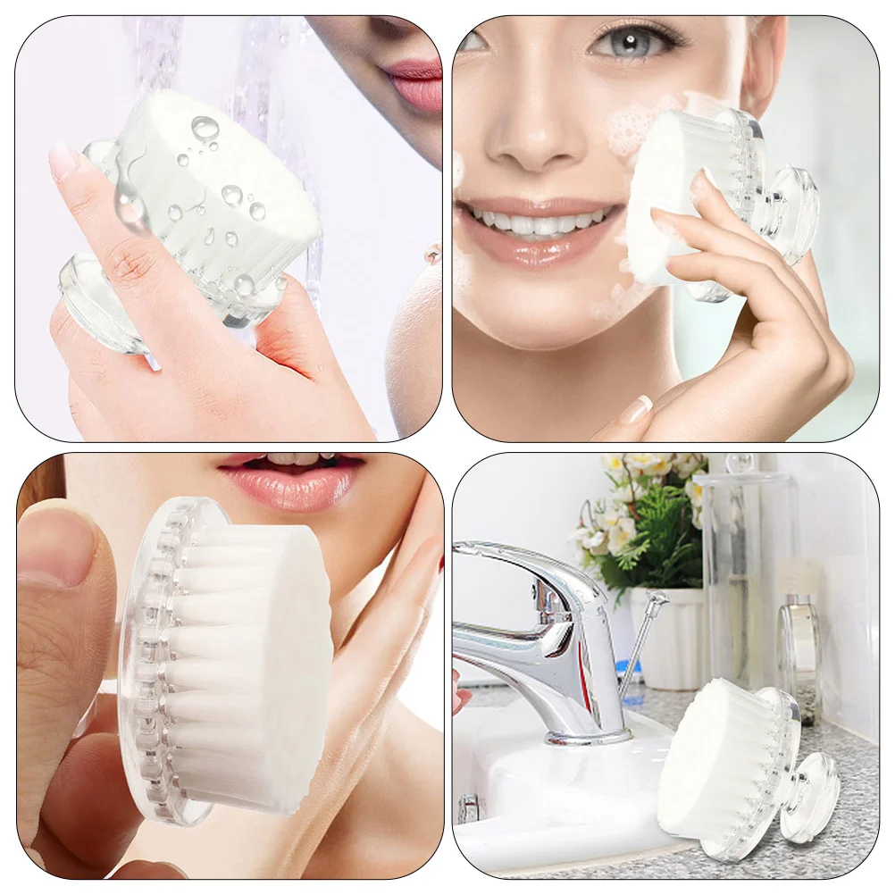 Face Brush Multi-function Dry Shampoo Scalp Massager Baby Bath Scrub Portable Facial Cleaner