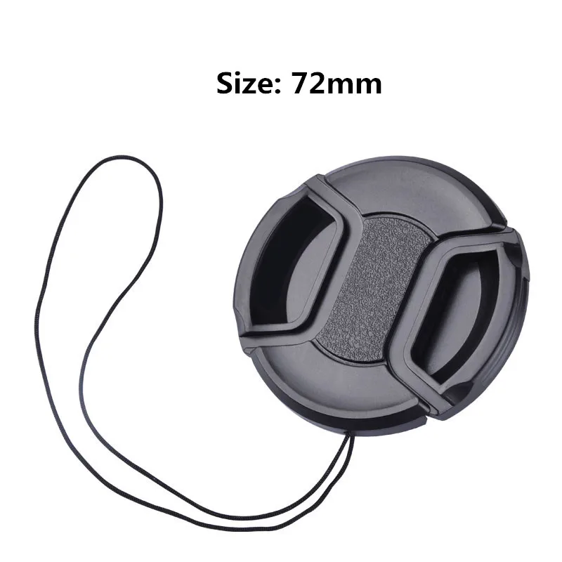 Camera Lensdop Hoogwaardige 40.5mm 49mm 52mm 55mm 58mm 62mm 67mm 72mm 77mm 82mm Snap op Front Lensdop voor Camera