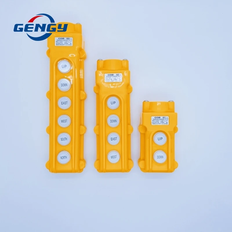COB-61 COB-62 COB-63 Button Switch Box Upper and Lower Electric Waterproof Control Driving Switch