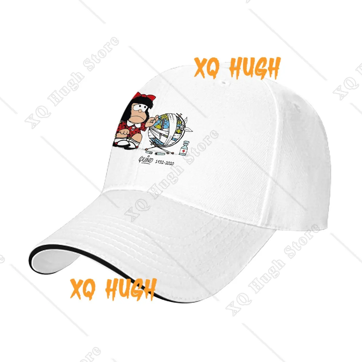 Pure Color Dad Hats Adios Quino Women's Hat Sun Visor Caps Mafalda Quino Comics Manga Girl Peaked Cap