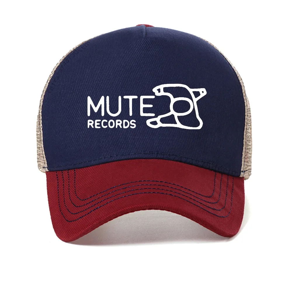 

Mute Records 3 Black baseball cap fashion Cool Casual sun hat summer Unisex adjustable sports trucker caps Snapback hats