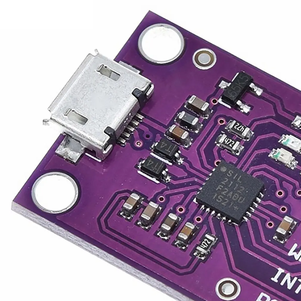 CJMCU-2112 CP2112 Evaluation Kit for the CCS811 Debug Board USB to I2C Communication Module Purple Color Dropshipping Wholesale