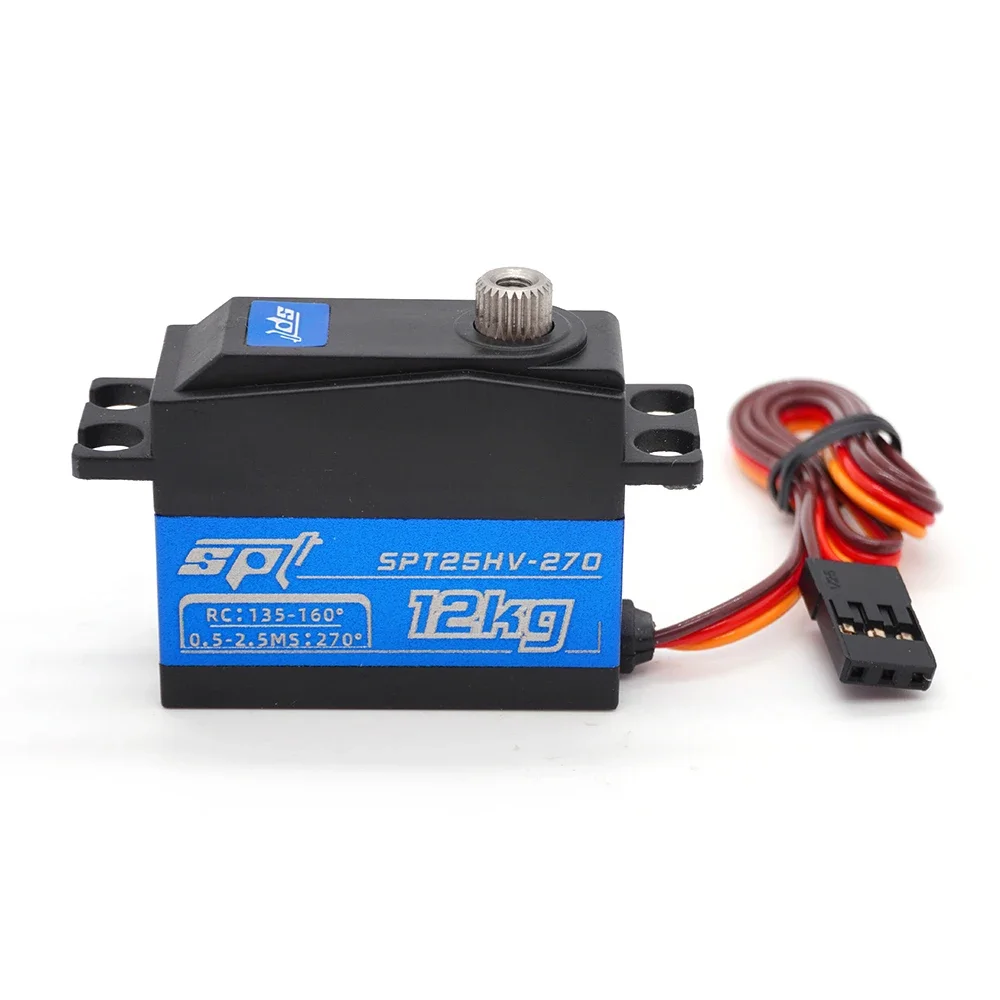 SkyDElSPT SPT25HV 180/270 12kg 7.4v High Volts Speed Stainless Steel Gears Servo For RC 1:10 Car Shift Lock 1:16 Steering Fix-Wi