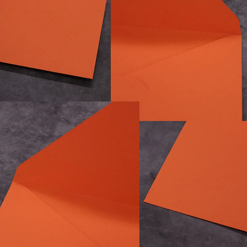 10 قطعة 17.8x12.7 سنتيمتر ورقة ملونة رسائل المغلفات مجموعة دعوة الأعمال هدية بطاقات المغلفات بالجملة #3