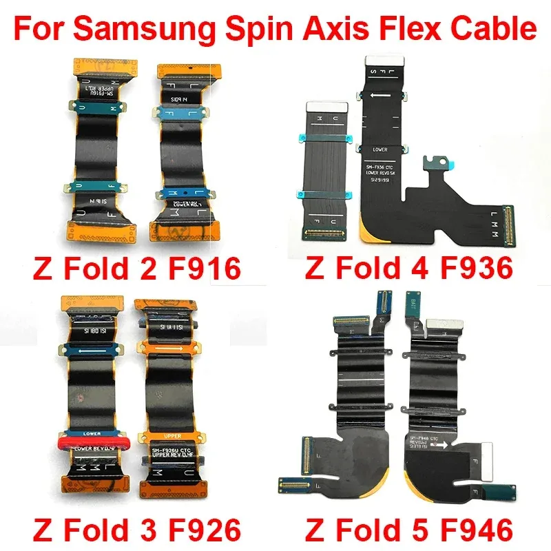 

Гибкий кабель оси вращения для Samsung Galaxy Z Fold 2 3 4 5 F916B F936U f946B/DS Fold3 Fold4, разъем материнской платы, кабель ЖК-дисплея