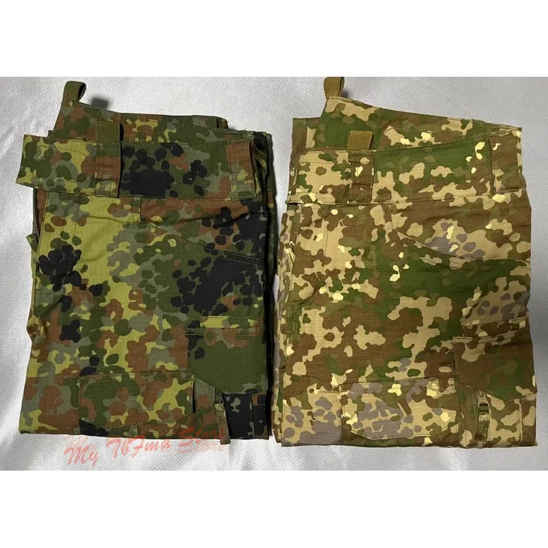 مكافحة الأشعة تحت الحمراء جميع التضاريس الألمانية FleckTarn التمويه السراويل التكتيكية الغابة دي بقعة كامو التدريب بنطلون الأشعة تحت الحمراء حماية النسيج