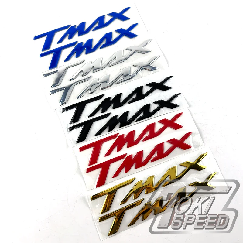 For Yamaha TMAX T-MAX 500 530 TMAX500 TMAX530 2PCS 3D Motorcycle Motorbike Tank Emblem Label Badge Stickers Decals