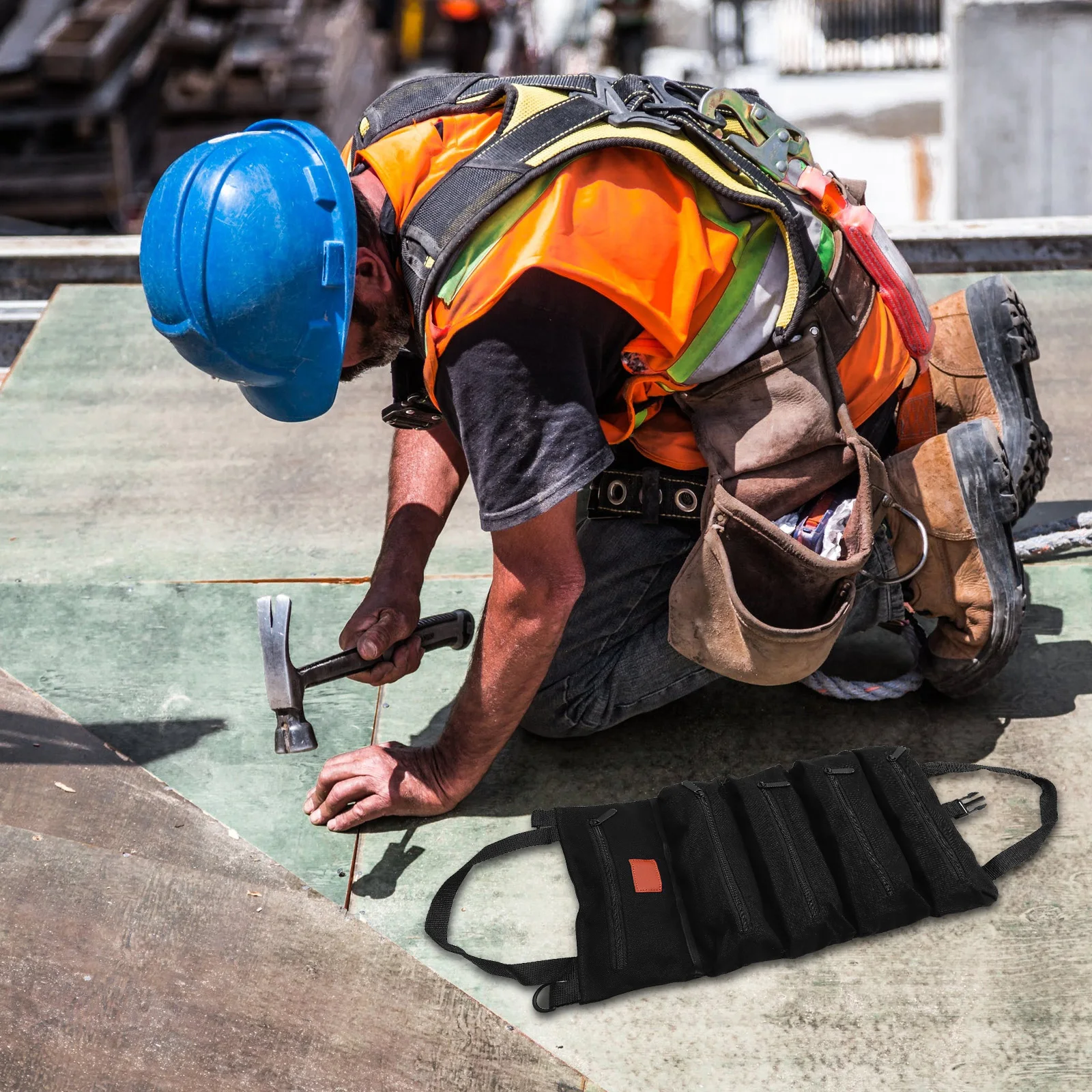 

Прочная холщовая сумка для хранения автомобильного сиденья, сверхмощная подвесная сумка для инструментов, складная конструкция на молнии для автокресла, органайзер, инструменты