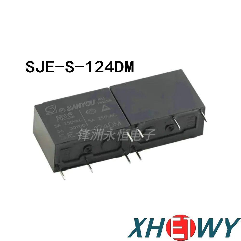 

SJE-S-124DM relay, pin 4, 5A, set normally open instead of HF33F-024-HS3