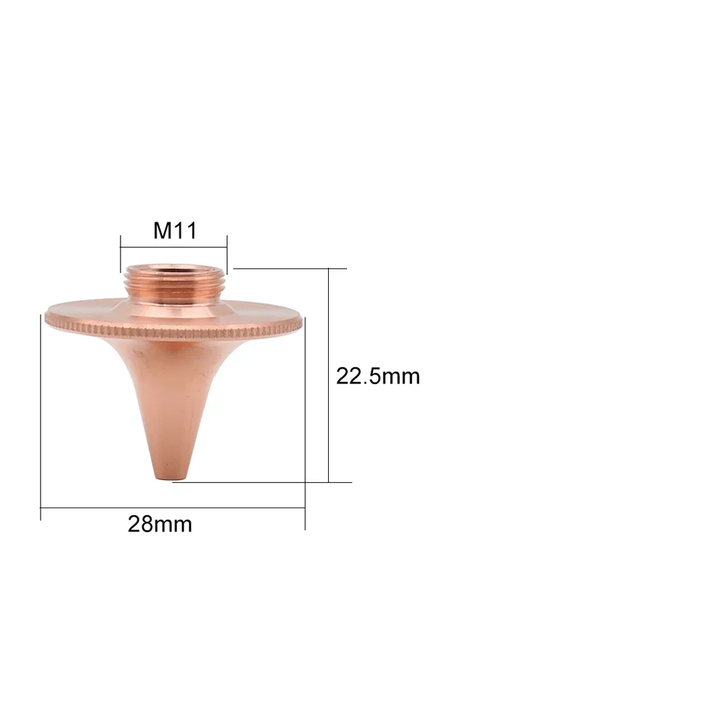 Precitec d Typ Laser düse Ein schicht durchmesser 28mm Kaliber 1.5/2,0 für Precitec Faserlaser schneidkopf