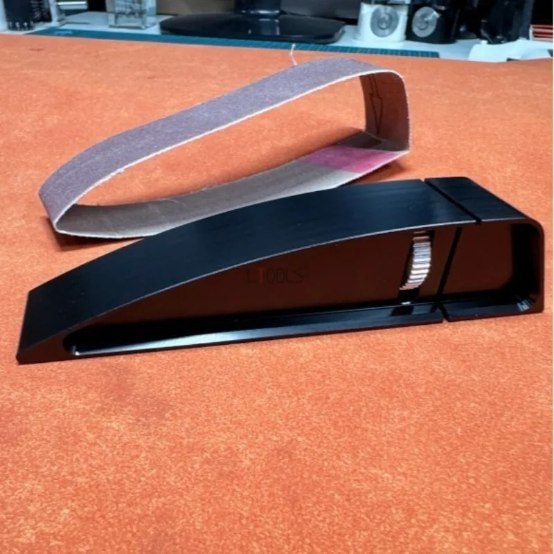 Sandpaper Holder Portable Adjustable Manual Curve Plane Sandbelt Grinding Polisher Sandpaperboard Woodworking Sandframe Tool