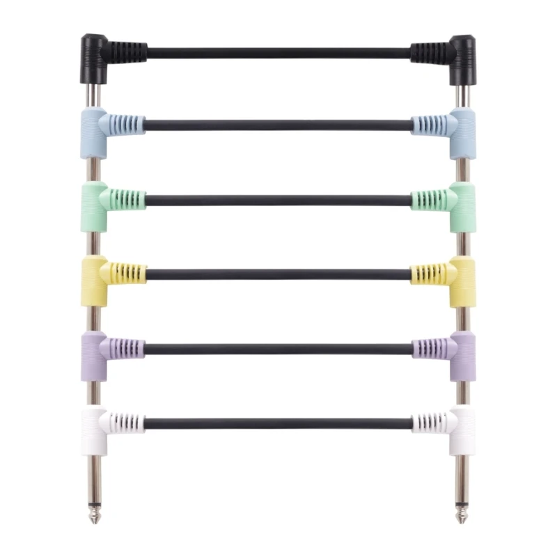   3/6Pcs Guitar Patches Cable Replacement Guitar Pedal Cable Effect Cable No Noise Shielded Cable for Guitar Effect Pedals